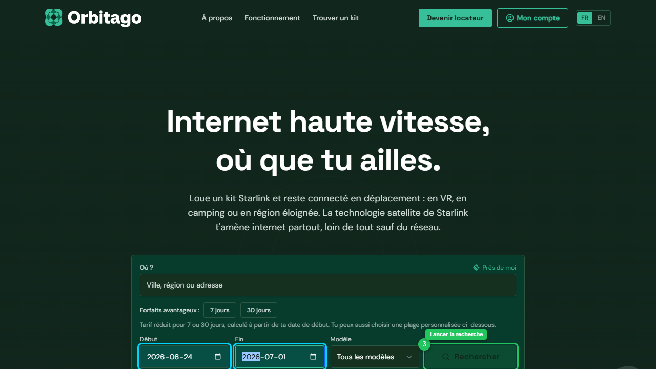Chercher un article disponible