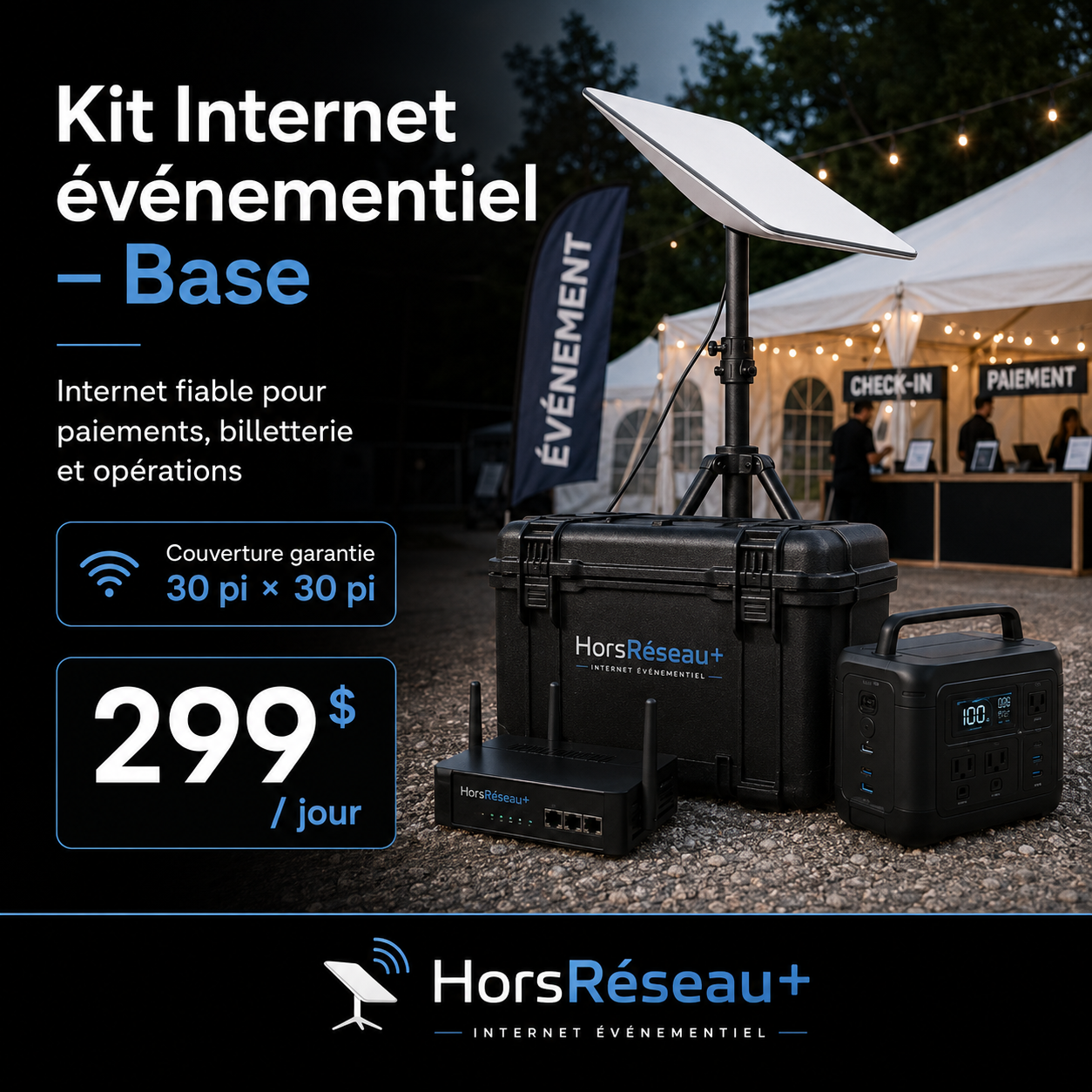 Kit Internet événementiel – Base